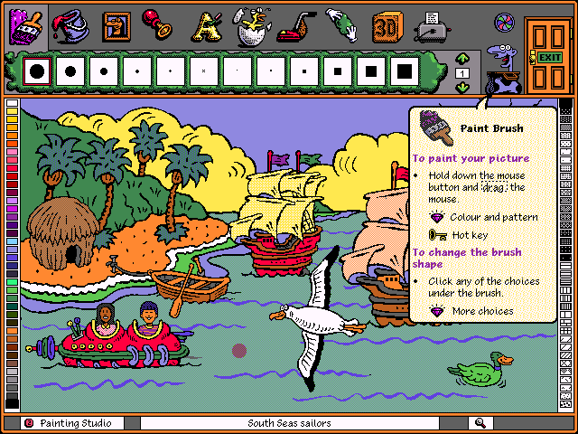 Microsoft Fine Artist 1.1 for Mac - Paint